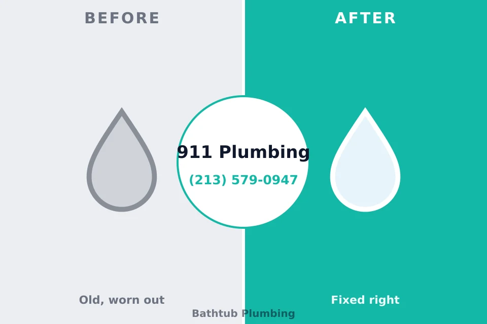 Before and after: plumbing repair West Berlin, NJ